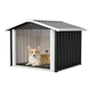 Hundehütte 102 x 91 x 84 cm, Outdoor-Hundehütte für Produktbild-Vorschau 12