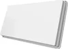 A white satellite antenna with a twin LNB is shown from a slightly angled perspective against a white background. Náhľad obrázku produktu