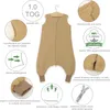 Musselin-Schlafsack für Kinder mit Beinen L 9-24 Monate Produktbild-Vorschau 2