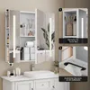 Puluomis armoire de toilette salle de bain 70cm avec 3 Voir les images du produit 6