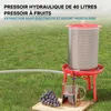 Hydroprasa ze stali nierdzewnej z koszem o pojemności 40 Podgląd zdjęcia produktu 9