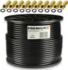 PremiumX 100m DELUXE PRO Koaxialkabel Schwarz 135dB 5-Fach Produktbild-Vorschau 1
