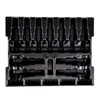 A black plastic tool organizer tray with multiple compartments. Voir les images du produit