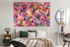 MuchoWow® Poster Blumen - Farben - Collage 180x120 cm - Produktbild-Vorschau 4