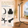 Makika Hängesessel mit Gestell höhenverstellbar aus Produktbild-Vorschau 6