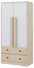 Armoire à 2 portes et 2 tiroirs 70 x 170 x 40 cm Armoire à Voir les images du produit 13