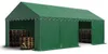 TOOLPORT Lagerzelt 4x8 m Industriezelt Unterstand PVC Plane Produktbild-Vorschau 1
