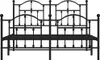 vidaXL Postel s čelem a nohou kovová 140x200 cm Náhled obrázku produktu 4
