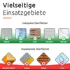 ECENCE Handtuchhalter ohne Bohren selbstklebend Chrom Produktbild-Vorschau 8