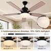Ventilatore a soffitto da 132 cm con illuminazione e Anteprima dell’immagine prodotto 2
