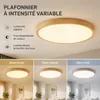 ZMH LED plafondlamp, dimbaar, 82 cm, goud, slaapkamerlamp Productafbeelding-voorbeeld 14