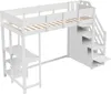 MODFU Letto a castello 90x200 con contenitore e sponde di Anteprima dell’immagine prodotto 3