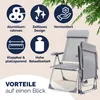 CASARIA® Gartenstühle 4er Set Klappbar 7-fach Verstellbar Produktbild-Vorschau 9