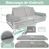 Pillows24 - Kindersofa mit Schlaffunktion | Weiches Produktbild-Vorschau 2