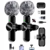 Mini Mic Kabelloses Mikrofon, 2er-Pack Lavalier-Mikrofon, Produktbild-Vorschau 3