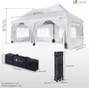 VOUNOT® 3x6m Faltpavillon Pavillon Wasserdicht mit 6 Produktbild-Vorschau 7
