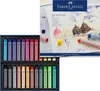 A box of Faber-Castell soft pastels is shown, with some pastels laid out and a box of them in the foreground. Náhľad obrázku produktu