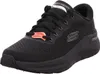 A black Skechers Arch Fit shoe is shown from a side angle against a white background. Produktbild-Vorschau