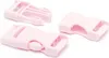 10 Stück Kunststoffschnallen, 20 mm, rosa Produktbild-Vorschau 1