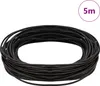vidaXL Cordon en cuir brun foncé Ø2 mm x 5 m Cuir Voir les images du produit 1