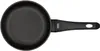 A black frying pan with a black handle is shown from a top-down perspective against a white background. Produktbild-Vorschau