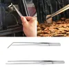 A collage of images showing tweezers being used to handle small objects and close-ups of different types of tweezers. Náhled obrázku produktu