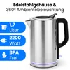 ProfiCook® Wasserkocher Edelstahl 1,7L | Produktbild-Vorschau 2