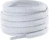 Ovale Schnürsenkel für Laufschuhe - Weiss - 120 cm Produktbild-Vorschau