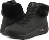 A pair of black SKECHERS boots with faux fur trim. Produktbild-Vorschau