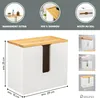 Distributeur de serviettes en papier eluno avec couvercle, Voir les images du produit 7
