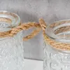 4er Set Windlicht Klar Glas H10cm Teelichthalter Tischdeko Produktbild-Vorschau 5