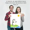 Mr. & Mrs. Panda Bild Pinguin Surfer DIN A2 - Weiß - Produktbild-Vorschau 4
