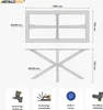 MetaloPro Tischbein Acamar Frame - Modernes Spinnenförmiges Produktbild-Vorschau 3