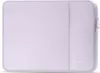A light purple laptop sleeve is shown flat against a white background. Produktbild-Vorschau