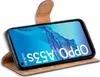 A flip case for a smartphone is shown open, displaying the phone's screen. Podgląd zdjęcia produktu