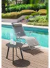 Beistelltisch/Gartentisch Saona - Metall - dunkelgrau - D50 Produktbild-Vorschau 5