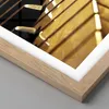 Gerahmtes Poster - Rahmen in heller Eiche - Klavier Musik Produktbild-Vorschau 2