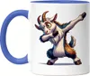 Ziegenbock Dabbing Tasse Blau Tiermotiv Tanzliebhaber Produktbild-Vorschau 1