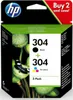 Cartuccia - Confezione multipla HP n. 304 - 3JB05A (nero e Anteprima dell’immagine prodotto 3