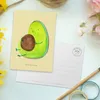 Mr. & Mrs. Panda Grußkarte Avocado Pfeifen - Gelb Pastell - Produktbild-Vorschau 3