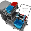 Hypafol Putzwagen Reinigungswagen | 2x5 l + 2x18 l Eimer | Produktbild-Vorschau 4