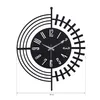 Opviq, Dubai - Black, Dekorative Metall-Wanduhr, 100 % Produktbild-Vorschau 3