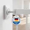 BRONEA® 4x POWER-GRIP Wandschutzpads eckig für Türgitter Produktbild-Vorschau 1