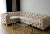 Ecksofa Moet L-Form beige 202x323 cm groß – Wohnlandschaft Produktbild-Vorschau 7