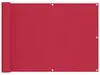 vidaXL Brise-vue pour balcon Bordeaux rouge 75 x 1000 cm Voir les images du produit 1