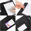 Kurtzy A5 Schwarzes Kunst Leder Organizer Notizbuch A5 Produktbild-Vorschau 5
