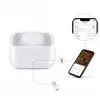 A charging case for AirPods Pro is shown next to a smartphone displaying Bluetooth settings and a diagram of the charging case. Produktbild-Vorschau