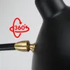 Čierna stojacia lampa s moderným minimalistickým severským Náhľad obrázku produktu 3