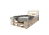 Lermowood Palettenbett M2 90 x 200 cm mit Kopfteil und 2 Produktbild-Vorschau 2