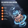 A diagram of a DC copper core motor with its 3-stage planetary gear system, highlighting its specifications. Náhled obrázku produktu